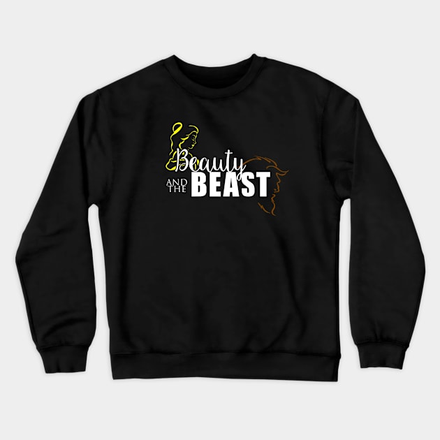 Beauty and the Beast Crewneck Sweatshirt by AubreyI3ird